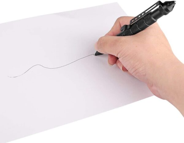 51l1CVbaW6L._AC_SL1001_.jpg KEPEAK Military Tactical Pen, Professional Self Defense Pen, Emergency Glass Breaker Pen - Tungsten Steel, Writing EDC Survival Tool with 6 Refill