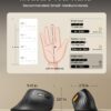 618baFAIfL._AC_SL1500_.jpg ProtoArc Ergonomic Mouse, EM11 NL Bluetooth Rechargeable Wireless Vertical Mouse, 3 Multi-Device Connectivity for Computer/PC/Laptop, 2.4GHz Optical Mice for Windows, Mac OS, Black