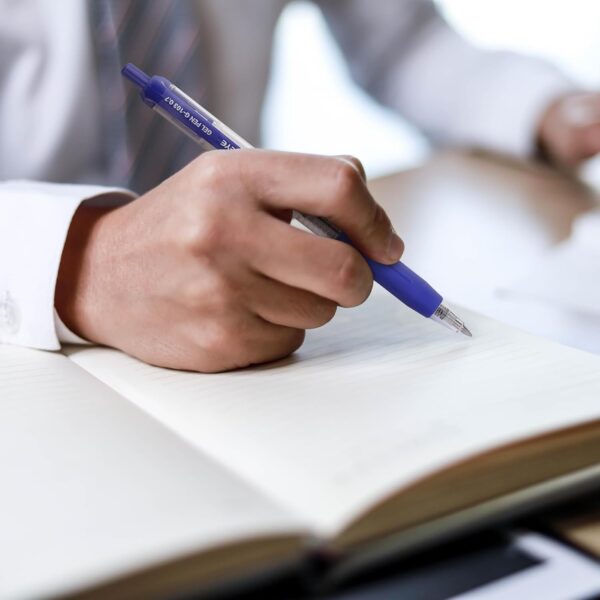 EYEYE G-103 Retractable Gel Pens 0.7mm, 25 Pack 0.7 mm Blue Ink Medium Point Ballpoint Pen Quick Drying, Pen Fine Point Smooth Writing Pens for for Office School Supplies