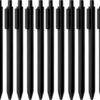 Kaco PURE Gel Pens 0.5mm Fine Point Black Ink 10 Count, Quick Dry Smooth Writing, Aesthetic Office Supplies Refillable Retractable Low Center of Gravity