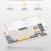 611udaTY4BL._AC_SL1500_.jpg Wireless Mechanical Keyboard,Gasket Mounted with Creamy Sound,Bluetooth/2.4GHz/USB-C,Custom Hot Swappable,RGB Backlit,75% Compact Layout for Gaming/Typing/Win/Mac/PC (Retro Beige,Linear Switch)