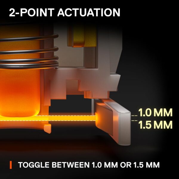SteelSeries New Apex 9 TKL – HotSwap Optical Mini Keyboard – TKL Esports Design – Optical Switches – RGB Customization – Aluminum Alloy Frame – Double Shot PBT Keycaps