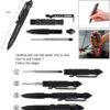 617bpD4MkL._AC_SL1001_.jpg KEPEAK Military Tactical Pen, Professional Self Defense Pen, Emergency Glass Breaker Pen - Tungsten Steel, Writing EDC Survival Tool with 6 Refill