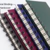 Spiral Notebook Journal,4 Pack A5 Hardcover Spiral Notebooks,5.7" x 8.5",160 Pages,100gsm Paper,College Ruled Journals for Study and Notes (Red, Green,Blue,Grey)
