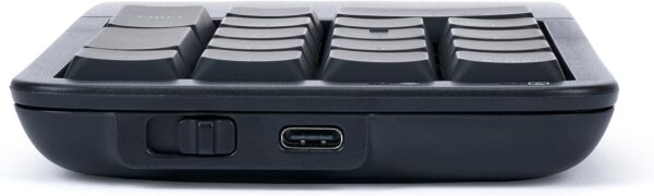 KINESIS Mechanical Keypad LP Numeric 10-Key for Mac & PC | Wired & Wireless Mode | Quiet Linear Mechanical Switches | Programmable | Ergonomic Palm Support | Backlit