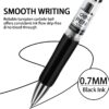 61BDF42oLZL._AC_SL1500_.jpg deli Gel Pens, 50 Pcs Retractable Pens Black Ink, Medium Point Pen 0.7mm, Smooth Writing, Fast Dry, No Bleed for Journaling Note Taking, Home School Office Supplies