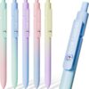Four Candies Gel Pens, 5 Pcs 0.7mm Quick Dry Black Ink Pen Fine Point Smooth Writing Unique Pen, Office Home School Supplies Essentials Fun Pretty Cute Pens Gifts for Girl Women(Gradient)
