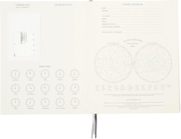 DesignWorks Ink Standard Issue Notebook No. 3 – 6.75" x 8.5" Undated Daily Planner & Writing Journal, 192 Lined Pages, Pen Holder, Small Notebook for Work & Journaling - Rosewood & Blush