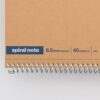 61JfpYo1QIL._AC_SL1500_.jpg Maruman Spiral Note Basic Dot Grid Notebook- A4, 8.27" x 11.69", 80 Sheets / 160 Pages, 5mm Dotted Journal, Perforated Pages & Wire-Bound to Lay Flat, Sturdy Kraft Cover, Made in Japan