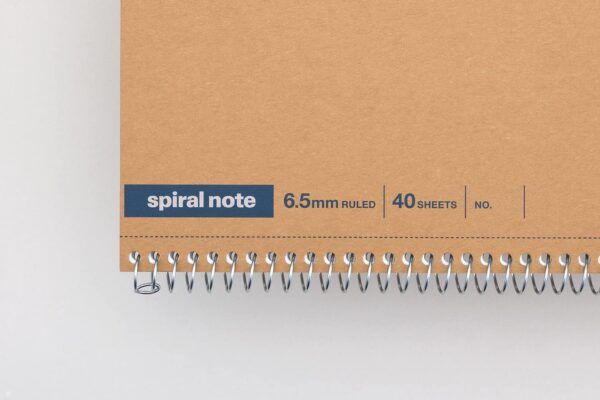 61JfpYo1QIL._AC_SL1500_.jpg Maruman Spiral Note Basic Dot Grid Notebook- A4, 8.27" x 11.69", 80 Sheets / 160 Pages, 5mm Dotted Journal, Perforated Pages & Wire-Bound to Lay Flat, Sturdy Kraft Cover, Made in Japan
