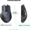 61K6AcqmLlL._AC_SL1500_.jpg acer Wireless Mouse for Laptop, 2.4GHz Computer Mouse 3 Adjustable DPI Office Cordless USB Mice with USBA Receiver, 6 Buttons, 1600 DPI, Medium to Large Sized Hands Compatible with PC, Laptop, Desktop