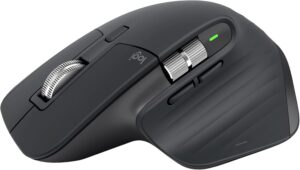 Logitech MX Master 3S Wireless Mouse Standard Edition with Logi Logitech MX Master 3S Wireless Mouse Standard Edition with Logi Bolt USB Receiver, Ultra-Fast Scrolling, Ergo, 8K DPI, Track on Glass, Quiet Clicks, USB-C, Bluetooth, Windows, Linux, Chrome - Graphite