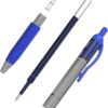 EYEYE G-103 Retractable Gel Pens 0.7mm, 25 Pack 0.7 mm Blue Ink Medium Point Ballpoint Pen Quick Drying, Pen Fine Point Smooth Writing Pens for for Office School Supplies