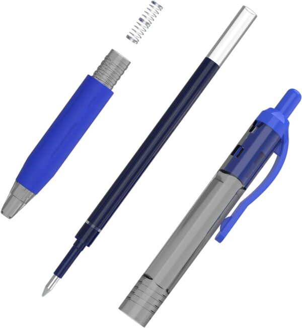 EYEYE G-103 Retractable Gel Pens 0.7mm, 25 Pack 0.7 mm Blue Ink Medium Point Ballpoint Pen Quick Drying, Pen Fine Point Smooth Writing Pens for for Office School Supplies