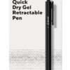 Staples TRU RED Retractable Quick Dry Gel Pens, Medium Point, 0.7mm, Black, Dozen (TR54498-CC)