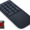 KINESIS Mechanical Keypad LP Numeric 10-Key for Mac & PC | Wired & Wireless Mode | Quiet Linear Mechanical Switches | Programmable | Ergonomic Palm Support | Backlit