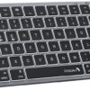 ProtoArc Backlit Compact Wireless Keyboard for Mac, K90-A Bluetooth Keyboard, ProtoArc Backlit Compact Wireless Keyboard for Mac, K90-A Bluetooth Keyboard, Multi-Device, Low Profile, Fluid Quiet Typing, Rechargeable, Compatible with MacBook Pro/Air, iPad - Space Gray