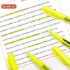Shuttle Art Yellow Highlighters, 30 Pack Highlighters Bright Colors, Chisel Tip Dry-Quickly Non-Toxic Highlighter markers for Adults Kids Highlighting in Home School Office