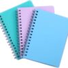 Irmanas Spiral Notebook, 3 Pack Small Notebooks 4.3''x 5.7'',Mini Ruled Lined Journal, 480 Pages, College School Supplies Pocket Notebook for Work, Aesthetic Gift Office Supplies for Teen Girls,Boys