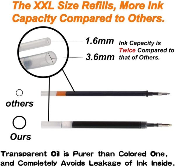 SmartGel Smart Color Art 45 Pack Black Gel Pens, Retractable Medium Point Gel Ink Pens, Smooth Writing, Comfort Grip, Unisex