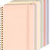 EHME EHME EHME 6 PCS Small Spiral Notebook 5x7, Cute Aesthetic Spiral Journal Note book for Women & Men, Spiral Bound Journals for Work School Note Taking Business, Journals for Writing 50 Sheets