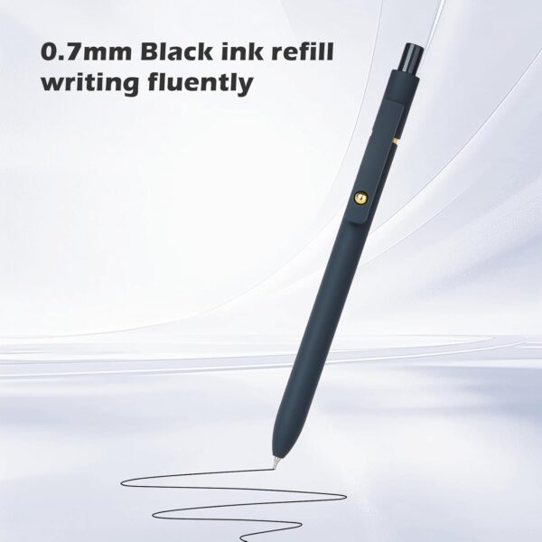 61sqZMnNaCL._AC_SL1500_.jpg Ddaowanx Gel Pens, 0.7mm Quick Dry Black Ink,Fine Point Smooth Writing Pens,Office School Supplies,Gifts for Women Man(6Pcs Black White Gray, Black)