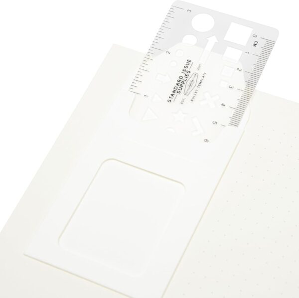 DesignWorks Ink Standard Issue Notebook No. 3 – 6.75" x 8.5" Undated Daily Planner & Writing Journal, 192 Lined Pages, Pen Holder, Small Notebook for Work & Journaling - Rosewood & Blush