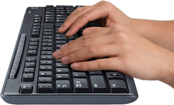 61zu0LXNUEL._AC_SL1500_.jpg Logitech MK200 Media Combo Wired Keyboard and Mouse, Full-Size Keyboard with Easy-Access Media Controls, High-Definition Optical Mouse, Plug and Play USB Connection – Black