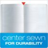 Oxford Composition Notebooks, 6 Pack, Cover Colors Vary, Wide Ruled Paper, 9-3/4 x 7-1/2 Inch School Journals, Assorted Marble Covers, 100 Sheets, per Book (63762)
