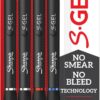 Sharpie S-Gel Gel Pens Medium Point (0.7mm) Assorted Colors 4 Count