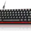 KEMOVE K61SE Gaming Mechanical Keyboard, 60 Percent Wired RGB Backlit KEMOVE K61SE Gaming Mechanical Keyboard, 60 Percent Wired RGB Backlit N-Key Rollover Compact Mini 61 Keys Keyboard for PC Laptop, Blue Switch