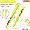 Shuttle Art Yellow Highlighters, 30 Pack Highlighters Bright Colors, Chisel Tip Dry-Quickly Non-Toxic Highlighter markers for Adults Kids Highlighting in Home School Office