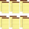 TOPS 5 x 8 Legal Pads, 12 Pack, The Legal Pad Brand, Narrow Ruled, Yellow Paper, 50 Sheets Per Writing Pad, Made in the USA (7501)