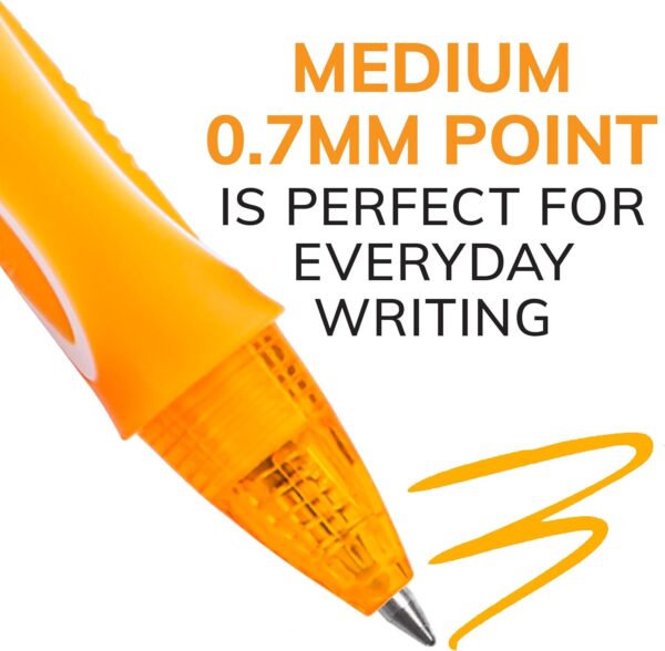 BIC Gelocity Quick Dry Gel Pen with Fast Drying Ink and Comfortable Grip, 12-Count in Assorted Colors