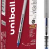 uni-ball uniball Vision Rollerball Pens with 0.7mm Fine Point, Blue, 12 Count