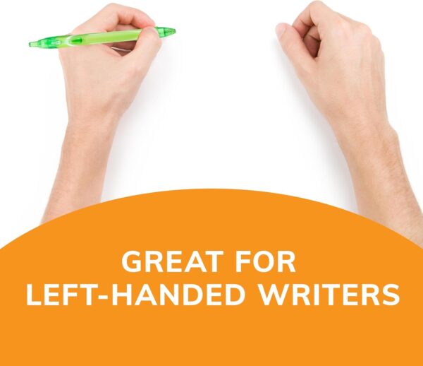 BIC Gelocity Quick Dry Gel Pen with Fast Drying Ink and Comfortable Grip, 12-Count in Assorted Colors