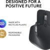 Logitech MX Master 3S Wireless Mouse Standard Edition with Logi Bolt USB Receiver, Ultra-Fast Scrolling, Ergo, 8K DPI, Track on Glass, Quiet Clicks, USB-C, Bluetooth, Windows, Linux, Chrome - Graphite