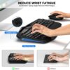 715xS2E4KgL._AC_SL1500_.jpg Wireless Keyboard and Mouse Combo, 2.4G Full Size Wave Keys Ergonomic Keyboard with Wrist Rest, Phone Holder, 3-Level DPI Adjustable Wireless Ergonomic Mouse for Windows, Mac Desktop/Laptop/PC(Black)