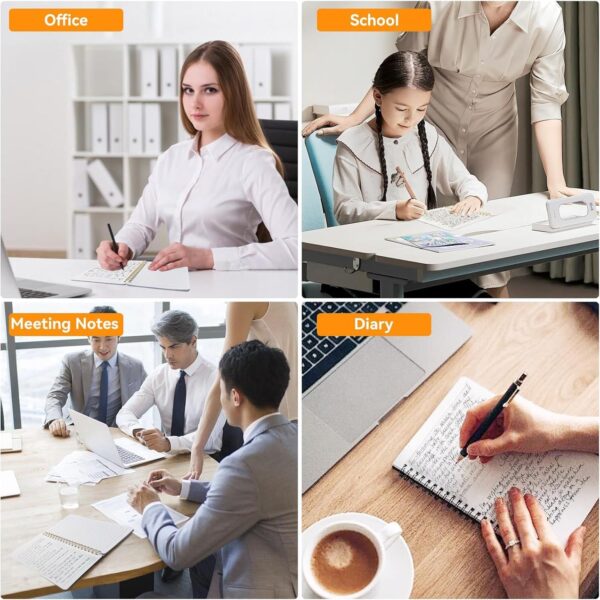 DMSVK 4 PCS Small Spiral Notebook 5x7, Spiral Journal Notebook, Notebooks for Work, Note Taking, School, Small Notebooks 5x7 with Strap, Cute Notebooks for Women 50 Sheets