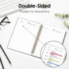 YDMADE Spiral Notebook, Hardcover Notebook for School & Work, Lined Journal Notebook for Men & Women,120 Pages A5 (6 “x8”) (Green)