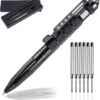 KEPEAK Military Tactical Pen, Professional Self Defense Pen, Emergency Glass KEPEAK Military Tactical Pen, Professional Self Defense Pen, Emergency Glass Breaker Pen - Tungsten Steel, Writing EDC Survival Tool with 6 Refill