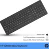 71FLxfpCMlL._AC_SL1500_.jpg HP 220 Wireless Keyboard - 2.4GHz Connectivity w/Data Encryption - Low-Profile Chiclet Keys - Win/Mac - Laptop, PC Compatible - Shortcut Keys & Num Pad - LED Num, Caps, & Scroll Lock (805T2AA#ABA)