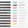 71J1JywDP6L._AC_SL1500_.jpg Pentonic Glitter Gel Pens, 10 Count, 10 Assorted Colors, 1.0 mm Bold Point, Smooth Writing For Journaling, Notetaking & Art Projects (1002365)