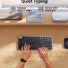 71KW1X9pkL._AC_SL1500_.jpg ProtoArc Backlit Compact Wireless Keyboard for Mac, K90-A Bluetooth Keyboard, Multi-Device, Low Profile, Fluid Quiet Typing, Rechargeable, Compatible with MacBook Pro/Air, iPad - Space Gray