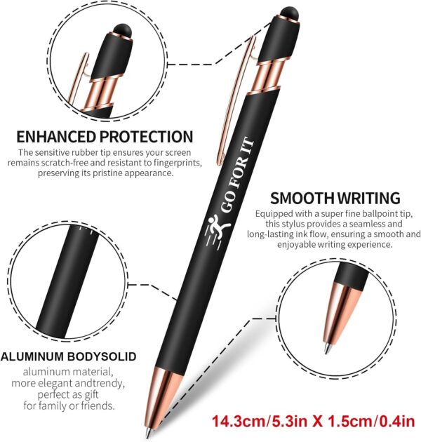 71OmjlxiKqL._AC_SL1500_.jpg 15 Pack Motivational Pen Set - Inspirational Quotes Retractable Ballpoint Pens for Office School Supplies, Encouragement Gifts for Women & Men, Multicolor