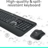 71RPIvQcbL._AC_SL1500_.jpg Logitech MK540 Advanced Wireless Keyboard and Mouse Combo for Windows, 2.4 GHz Unifying USB-Receiver, Multimedia Hotkeys, 3-Year Battery Life, for PC, Laptop