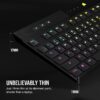 Corsair K100 AIR Wireless RGB Mechanical Gaming Keyboard - Ultra-Thin, Sub-1ms Slipstream, Low-Latency Bluetooth, Cherry MX Ultra Low Profile Keyswitches - NA Layout, QWERTY - Black