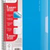 71Vj7T1OqDL._AC_SL1500_.jpg Mead Spiral Notebooks, 1 Subject, Wide Ruled Paper, 8" x 10-1/2", 100 Sheets, Assorted Colors, 5 Pack (930093)