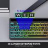 71aNCKRRbL._AC_SL1500_.jpg MARVO Large Print Backlit Keyboard, WK712 Wired Computer Keyboards with 7 Colors & 11 Modes Backlight, Tablet Phone Holder and Quiet Light Up Keys, Full-Size Gaming Keyboard for Windows, Mac