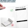 71agLnXRVmL._AC_SL1500_.jpg Weekly Planner Pad: To Do List Desk Notepad with Multiple Sections - 8.5x11" 52 Sheets - Undated Tear Off Notebook Calendar - Habit Planning Tracker, Task Goal Checklist Organizer - Agenda Plan Pad